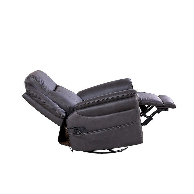 Christopher Knight Home - Harrison Power-Schaukelsessel mit Heizung & Massage, gepolsterten Armlehnen, für Wohnbereiche