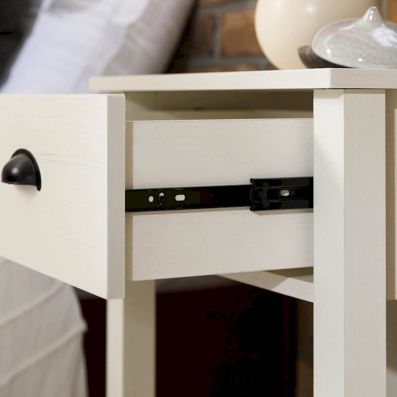 Middlebrook Nachttisch mit einer Schublade im Landhausstil, 2er-Set