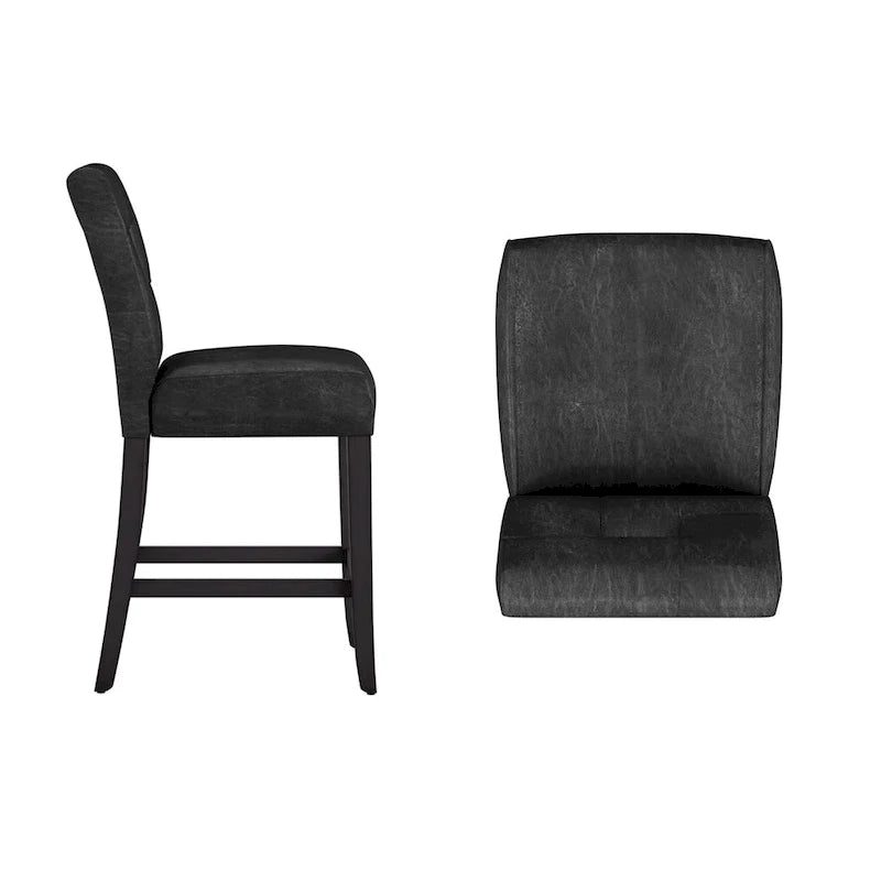 Brda Keyhole Thekenhocker mit hoher Rückenlehne (2er-Set) - Hocker