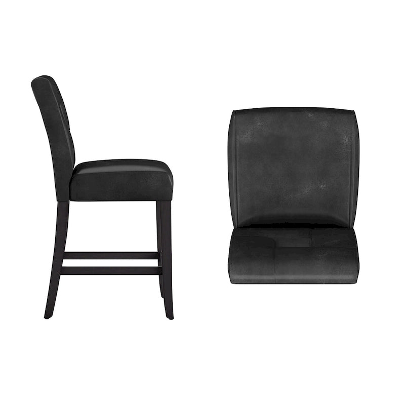 Brda Keyhole Thekenhocker mit hoher Rückenlehne (2er-Set) - Hocker