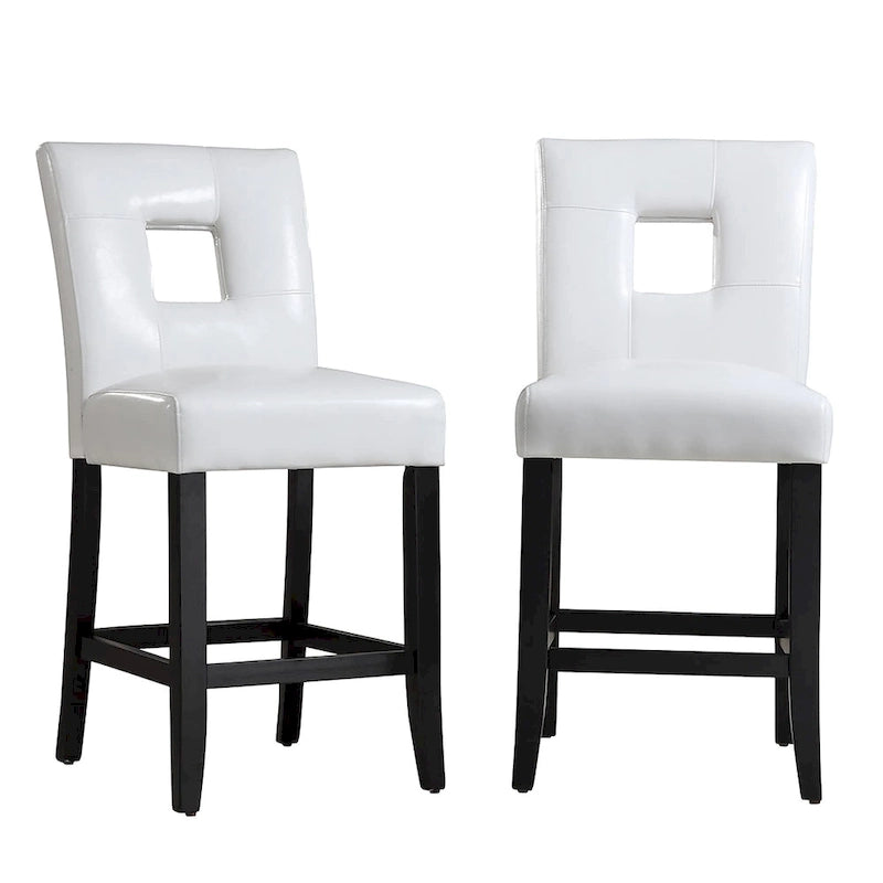 Brda Keyhole Thekenhocker mit hoher Rückenlehne (2er-Set) - Hocker