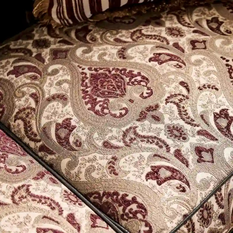 Rend traditionelles Sofa mit aufgerollten Armlehnen und Tufting aus Kunstleder von Furniture of America