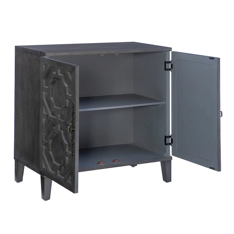 Chanters Massivholz-Akzentschrank mit 2 Türen